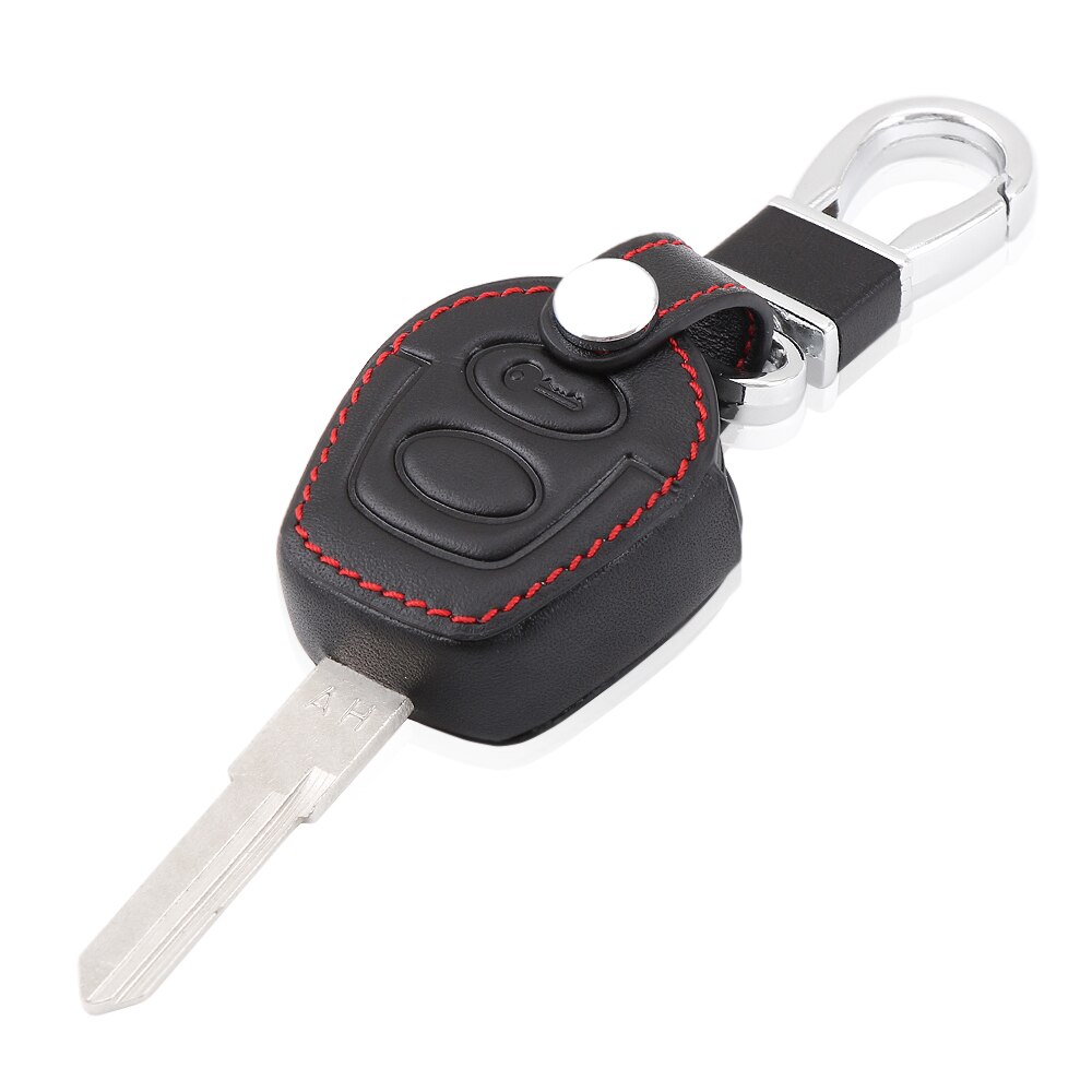 Ibiza Leon 緹 Mii Altea Cordoba / VW     ¼  ڵ Ÿϸ  ̽ Ŀ  ̽    /Black Leather key chain ring cover case holder car sty